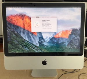 2007 Apple iMac A1224 20" / 2 GHz Core 2 / 4GB RAM / 250GB HDD / macOS 10.11 - Picture 1 of 7