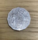 2019 Fifty Cent 50C Coin - Coat Of Arms - Jc - Circulated - Very Low Mintage