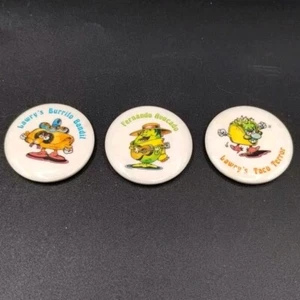 Vtg Lawrys Refrigerator Fridge Magnet Set Burrito Bandit Taco Terror Fernando  - Picture 1 of 11