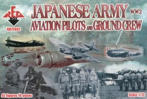 Japanese Army Aviation Pilots And Ground Crew  WWII (42 fig.) 1/72 RedBox 72052 - Picture 1 of 4