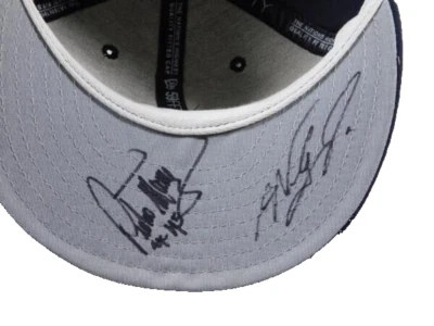 波士顿红袜队签名帽子佩德罗·马丁内斯和诺马尔·加西亚帕拉 罕见 — 第 1/3 张图片