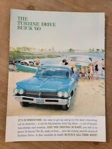 Vintage 1960 Printanzeige Werbung Buick Electra 225 Limousine Turbinenantrieb B - Bild 1 von 1