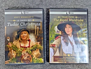 Lucy Worsleys 12 Tage Tudor Weihnachten & der königliche Kleiderschrank DVD Posten PBS - Bild 1 von 7