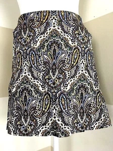 J.Crew Stretch Womens Size 0 Boho Pencil Mini Skirt Paisley Pockets Career 27112 - Picture 1 of 12