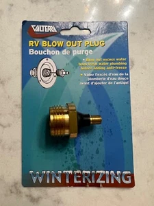 Valterra P23518LFVP Water System Blow Out Plug for winterizing RV - Picture 1 of 3