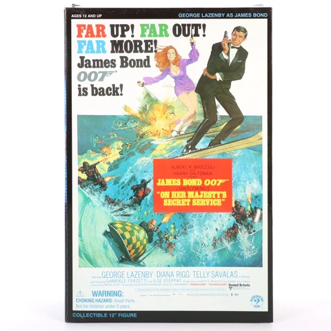 Sideshow James Bond 007 On Her Majesty's Secret Service 12" Figure Lazenby 2003 Cover