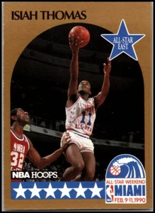 Aros de la NBA #11 1990-91 Isiah Thomas - All-Star Salón de la fama ¡Envío gratuito! - Imagen 1 de 2