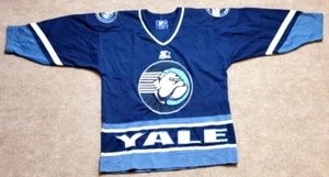 CAMISETA DE HOCKEY DE COLECCIÓN DE LOS YALE NEW HAVEN BULLDOGS CAMISETA DE HOCKEY PARA PRINCIPIANTES TALLA S/M - Imagen 1 de 7