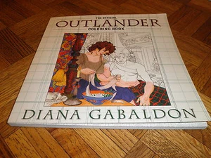 The Official Outlander Adult Coloring Book - Signed by Diana Gabaldon - Picture 1 of 3