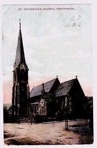 WALES - ST CATHERINES CHURCH, PONTYPRIDD 1905 Morgan Bros Postkarte - Bild 1 von 1