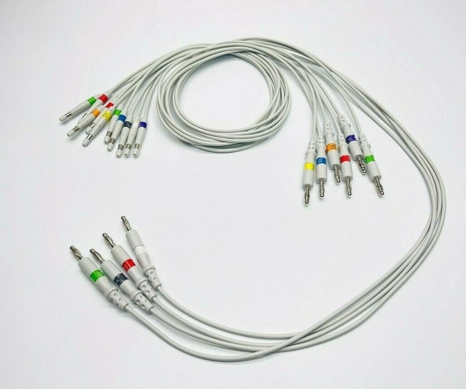 Cable ECG banana Welch Allyn OEM 10 cables conductores 401129 Foto 1 de 1