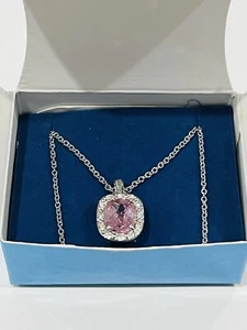 Avon Multi Faceted Bold Colored Necklace Pink - Picture 1 of 10