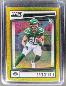 Breece Hall 2022 Score Rookie Gold Foil /225 New York Jets - Bild 1 von 3