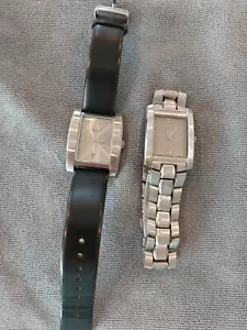 Pair Of Kenneth Cole Mens Quartz Watches KC1084 & 3194. Needs Batteries Not Test - Picture 1 of 7