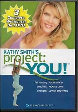 Kathy Smith's Project: You! Fat Burning, Core/Flex, Strength (DVD, 2005) NEW