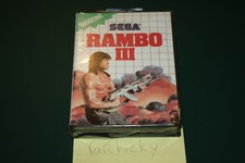 Rambo III (Sega Master System SMS) NEW FACTORY SEALED, RARE US GAME!