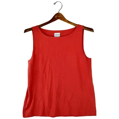Chicos путешественников женщин L красный Slinky трикотажа шелковая смесь эластичной без рукавов Майка - Изображение 1 из 4