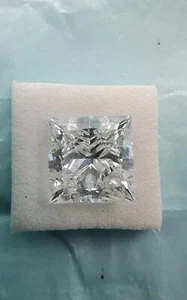 2 Ct princess Cut Natural D Color Loose Lab Grown CVD Diamond VVS1 Certified - Picture 1 of 10