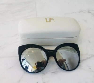 Nuevas gafas de sol Linda Farrow de gran tamaño con espejo para mujer Foto 1 de 4