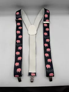 DELIRIUM TREMENS BELGIUM BEER PINK ELEPHANT SUSPENDERS - Picture 1 of 6