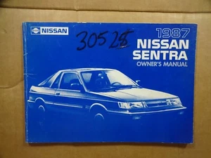 1987 Nissan Sentra Owners Manual original  - Picture 1 of 6