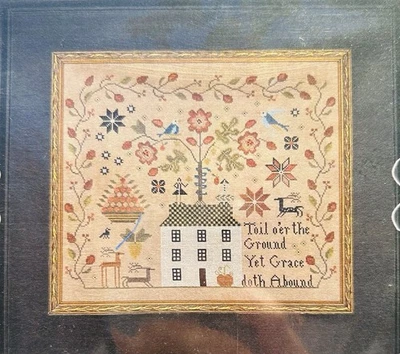 New Plum Street Samplers GRACE DOTH ABOUND Cross Stitch Pattern Chart - Image 1 of 3