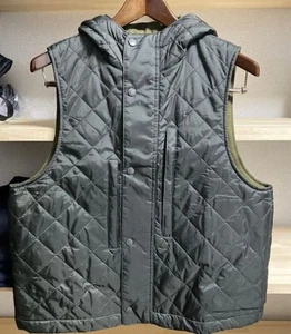 Used Engineered Garments Barbour Quilted Vest Tops Outeer Mens Size M Rare - Picture 1 of 3