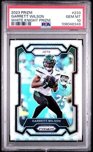 2023 Panini Prizm GARRETT WILSON WHITE KNIGHT # 2/3 PSA 10 GEM MT POP 1 #233 - Picture 1 of 3