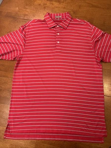 Polo Peter Millar Summer Comfort para hombre talla grande rojo  - Imagen 1 de 12
