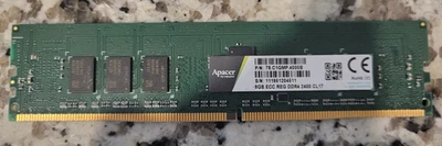 Apacer, 78.C1GMP.4000B, 8GB Memory Module, ECC Registered RAM, DDR4-2400 RDIMM - Image 1 of 3
