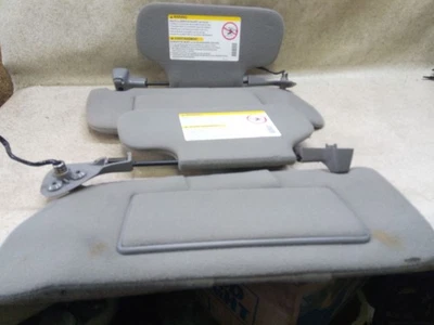 Pair L R Sun Visor Dual Visors Gray Fits 00-05 BUICK PARK AVENUE z54-200884 - Image 1 of 4