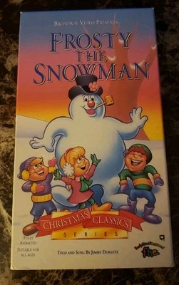 FROSTY THE SNOWMAN (VHS) - Christmas Classic - Told and Sung by Jimmy Durante - Image 1 of 3