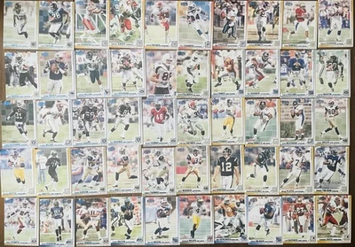 2002 Pacific Heads Update Football Lot of 185 Blue insert thicker Placard cards - Image 1 of 4