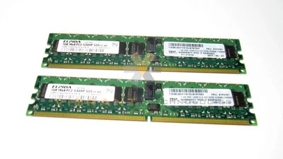 IBM 41Y2762 2GB (2x1GB) PC5300 PC2 DDR2 Server Memory Kit zj - Image 1 of 4