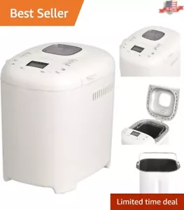 Intuitive Controls 2-Pound Non-Stick Bread Machine - White, Multifunctional - Picture 1 of 7