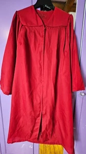 graduation Burgundy gown toga Youth Teen Woman Men 5' 3" to 5'5" middleschool HS - Picture 1 of 17
