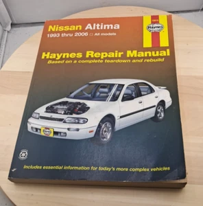 Haynes Honda Nissan Altima Repair Manual & Service All Gas Models 72015 - Picture 1 of 7
