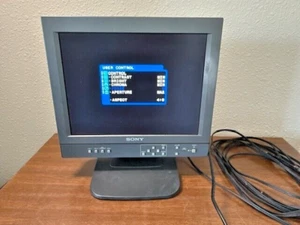 Sony 14’ LMD-1410 LCD Monitor RGB SVIDEO with Power Cord - Picture 1 of 9