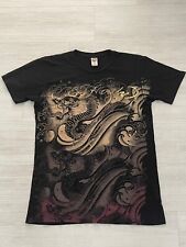 Ed Hardy By Christian Audigier Men Specialty T-Shirt Dragon Tee Tatoo NEW RARE S