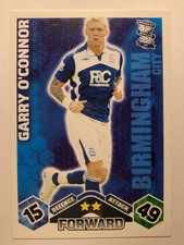 Match Attax 2009/10 Premier League trading card Garry O'Connor Birmingham