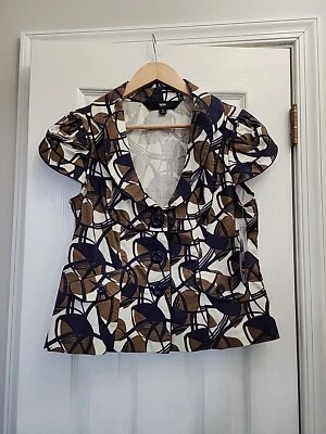 Top Mossino para mujer talla L multicolor con botones Foto 1 de 4