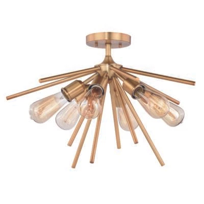 Vaxcel C0162 Estelle montaje semi-al ras latón natural Foto 1 de 4