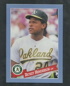 RICKEY HENDERSON 1993 HOSTAESS  #23  MINT