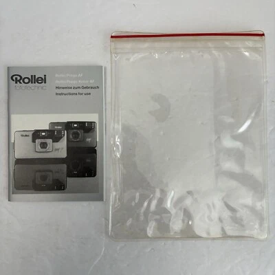 Rollei Fototechnic Prego AF Xenar AF Instruction Manual Guide Original English - Image 1 of 3