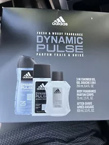 Adidas Gift Set 3 Piece Men’s Cologne Body Parfum Shower Gel 2.5 3.3 8.4 Oz - Picture 1 of 3