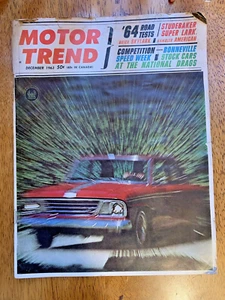 1963 December Motor Trend Magazine Skylark Rambler Studebaker - Picture 1 of 2