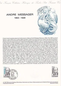 Document Philatélique 1er Jour : 02 1983 - André Messager - Picture 1 of 1