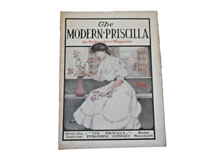Modern Priscilla  An Embroidery Magazine May 1907 vintage ads articles - Imagen 1 de 2
