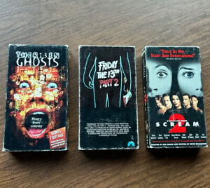Friday 13th Part 2 (VHS, 1981) Blue  Scream 2 Thir13en Ghosts Horror Classic LOT