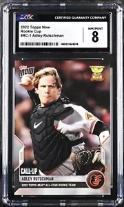 ADLEY RUTSCHMAN 2022 TOPPS NOW ROOKIE CUP ALL-STAR ROOKIE #RC-1 CALL-UP CGC 8 - Picture 1 of 2